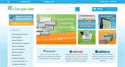 Desktop Screenshot of clim-pas-cher.com
